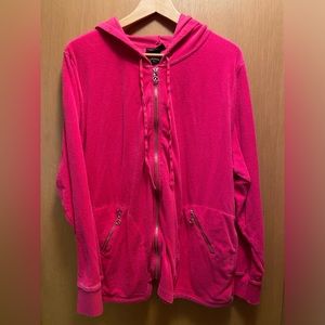 Lane Bryant women’s plus size French terry hooded full zip sweatshirt size 22/24